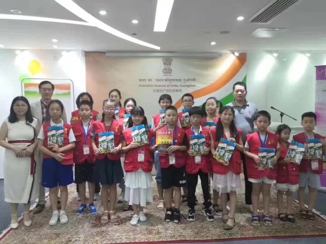 中华公益小记者参访印度驻广州总领事馆